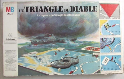 Jeu de société Le Triangle du Diable Le Mystère du Triangle des Bermudes MB 1977 - Photo 1/4