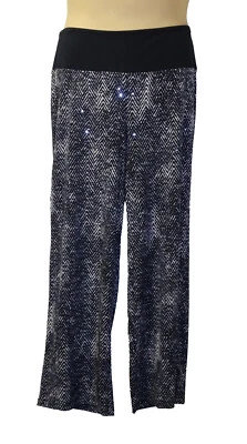 Pantalón Mujer con Control Talla 3XL Cómodo en Negro con Brillo Foto 1 de 4