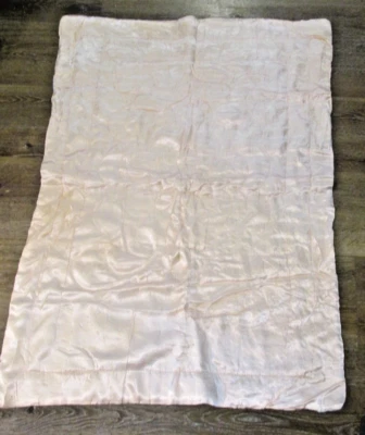 Manta de bebé satinada gris naranja claro 31x42" de colección Foto 1 de 4