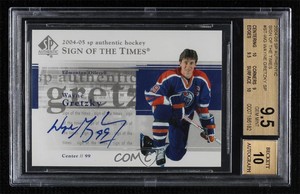 2004-05 SP Authentic Sign of the Times Wayne Gretzky BGS 9.5 GEM MINT Auto HOF