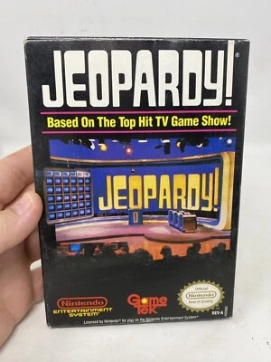 Jeopardy Nintendo NES Complete in Box CIB w/ Reg Card Inserts Ships Fast - Image 1 of 4