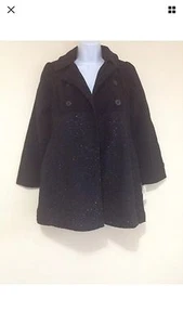 Holiday Editions Black Winter Jacket- Size 10/12 - Picture 1 of 2