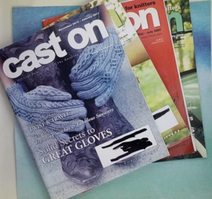 CAST ON  Knitting Magazine -  You Pick - Patterns Techniques - Picture 1 of 72