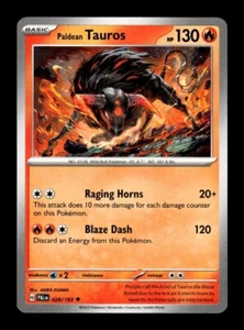 Pokemon Paldea Evolved Paldean Turos 028/193 - Picture 1 of 1