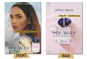 GIORGIO ARMANI Düfte 2-seitiges Magazin DRUCK AD 2020 ADRIA ARJONA - Bild 1 von 2