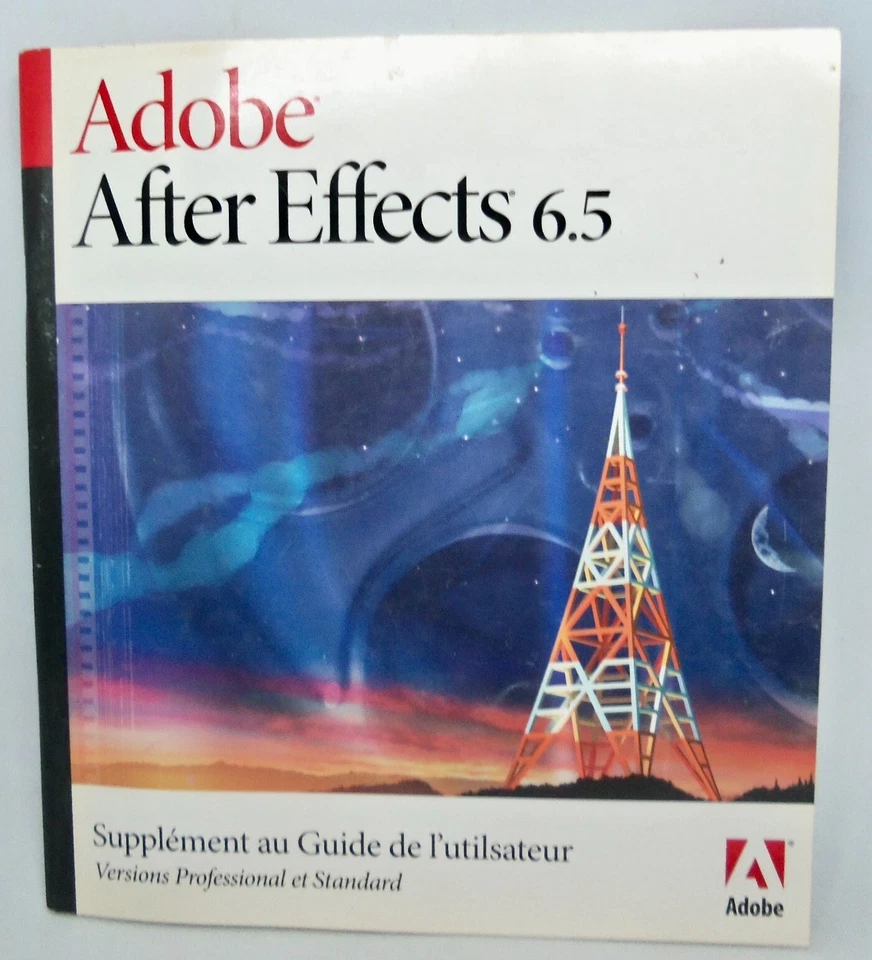 Adobe After Effects 6.5 Guide de l'utilisateur version professionnel et standard - Photo 1/2