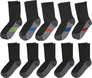 Hanes Ultimate Boys' Ankle Performance Sport Socks, 10-Pair Packs NIB - Picture 1 of 6