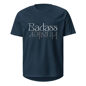 Camiseta deportiva unisex Badass Hustler ropa de gimnasio - ajetreo duro, mantente elegante - Imagen 1 de 13