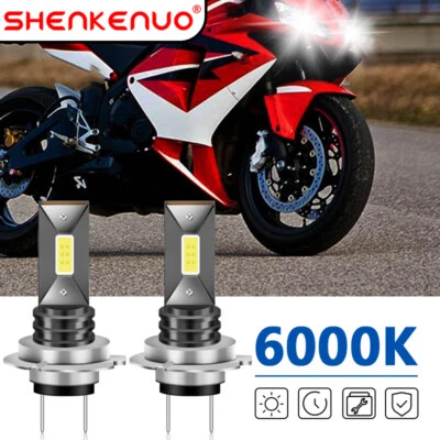 Para Honda CBR 600rr 1000rr 2003-2017 - H7 CSP Faros LED 6000K Blanco Foto 1 de 4
