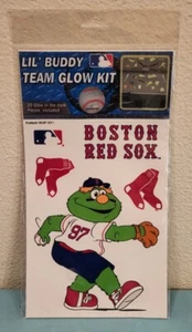 Medias Rojas de Boston • Kit de pegatinas que brillan en la oscuridad • Lil' Buddy • ¡Sellado de fábrica!¡! - Imagen 1 de 2