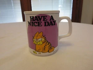 Garfield 1978 Have A Nice Day Coffee Mug Jim Davis Vintage Ceramic Mug - Picture 1 of 6