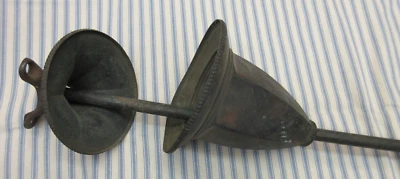 Antique Victorian Vapor Gas Lamp Hanging Light Pendant Fixture Metal - Image 1 of 4