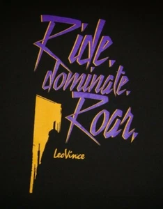 MOTORCYCLE - LEO VINCE - MOTORCYCLE EXHAUSTS - Men's size XL - Graphic T-Shirt - Picture 1 of 6