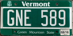 Targa ORIGINALE auto Stato VERMONT “Green Mountain State” - USA Stati Uniti - Picture 1 of 7