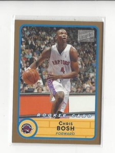 2003-04 Bazooka Parallel #228A Chris Bosh RC Rookie Raptors