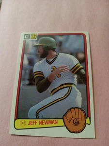 1983 Donuss Jeff Newman. Oakland A's  #635. EXMT See Scan!!!!!!!!!! - Picture 1 of 3