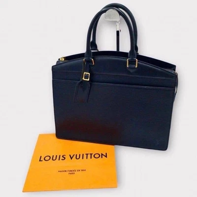 Louis Vuitton Riviera M48182 Epi Business Handbag Black - Image 1 of 4