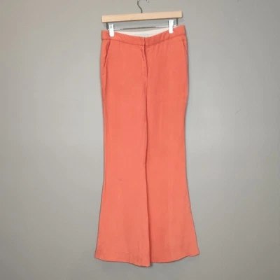 Flawed Stella McCartney Salmon Flared Leg Pants Size 40 - Image 1 of 4