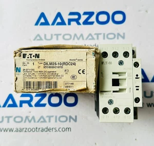 Eaton 24-27 Vdc 3 Pol DILM25-10 11kW / 400 Dc Betriebenes Schütz XTCE025C10 Neu - Bild 1 von 7