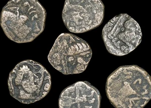 One Rare Gondophares I Drachm from Ancient Indo-Parthian India (20-55 CE) - Picture 1 of 1