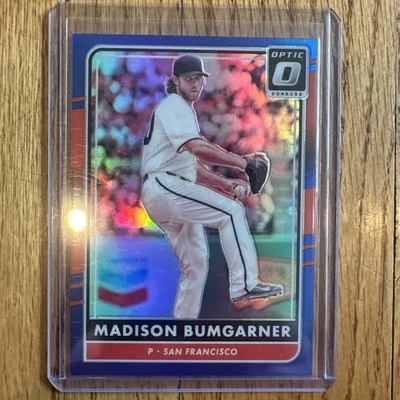 2016 Panini Donruss Optic - Madison Bumgarner #150 Blue /149 - Image 1 of 2