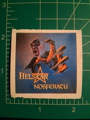 1990 ROCK ATTACK MUSIC STARS CARD STICKER HELSTAR Nosferatu - Image 1 of 2