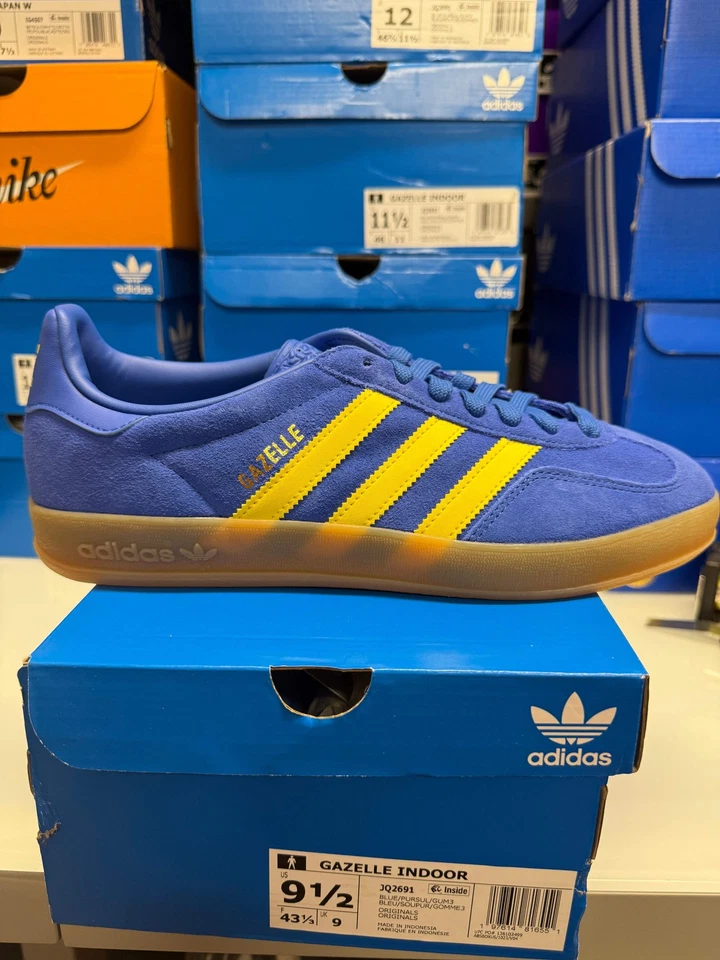 Adidas Men's Gazelle Indoor Blue JQ2691 - Image 1 of 1