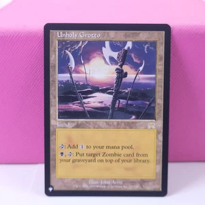 Unholy Grotto The List Reprints Regular Non-Foil Rare Onslaught - Picture 1 of 18
