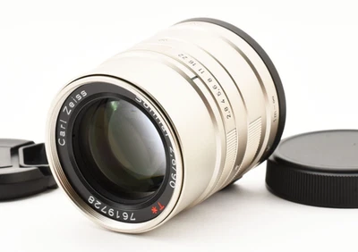 [Top MINT] Contax Sonnar G 90mm f2.8 Portrait Lens w/Hood For G1 G2 From JAPAN - Image 1 of 4
