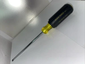 Klein Tools 605-6B 1/4" Wire Bending Cabinet 6" Round Shank Tip Screwdriver - Picture 1 of 7