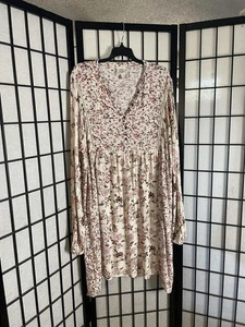 EUC Knox Rose Women's Floral Boho Cottagecore Dress with Pockets size Large - Foto 1 di 6