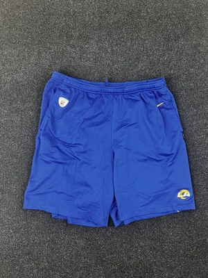 Pantalones Cortos Los Angeles Rams Para Hombre XXL Azul NFL Fútbol Nike Dri Fit Entrenamiento Foto 1 de 4