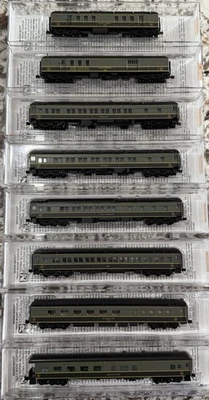 N Scale Micro Trains Line MTL Canadian National 8 car Heavyweight Passenger Set - Image 1 of 4