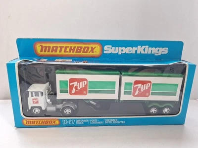 Matchbox SuperKings K-17 Container Truck 7-UP.      pb18 - Image 1 of 4