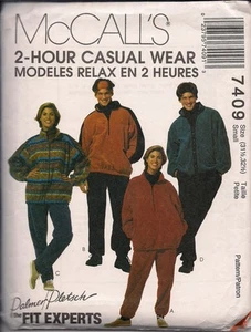 2 Hour Casual Wear Sewing/Dressmaking Patterns M7409 - Picture 1 of 1