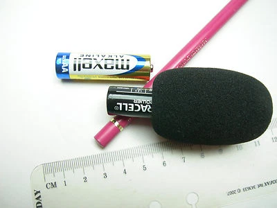 NONAME Mikrofonzubehör Windschutz f. Mikrofon Schaumstoff Windscreen 56x30 30x11 mm