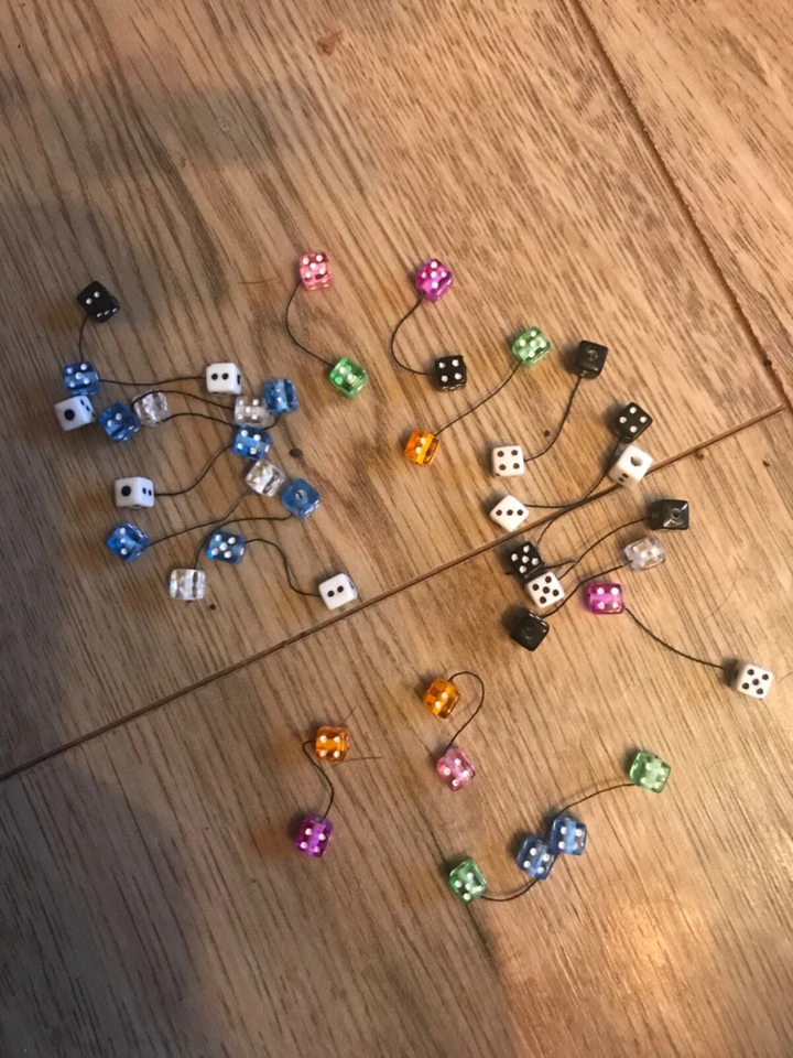 Mirror dice for car models 1:18,1:24 1:12 - Image 1 of 4