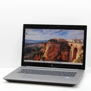 Working HP ZBook 17 G5 Windows 11 17" Laptop Intel i7 8850H 32GB 256GB SSD WiFi - Picture 1 of 18