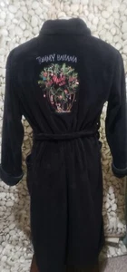 Tommy Bahama Robe Size Small Medium Wish Yule Were Here Pockets Belt Plush - Picture 1 of 9
