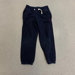 Polo Ralph Lauren Sweatpants Boys Size 6 Blue *HOLES - Picture 1 of 10