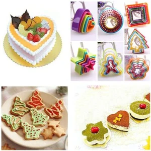 Tools Kitchen Fondant Cake Mold Christmas Tree Mould Biscuit Cookie Cutter - Picture 1 of 21
