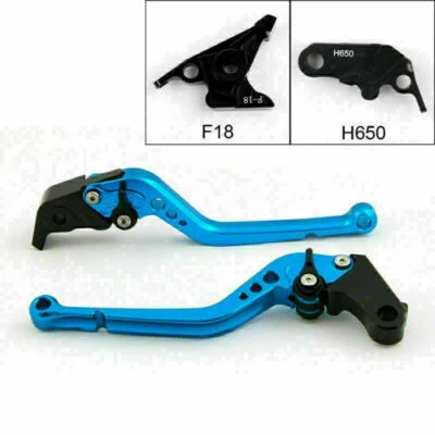 Long Brake Clutch Levers For Honda CBR650F/CB650F 2014-2015 (F-18/H-65) Blue T9 - Image 1 of 4