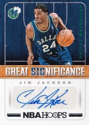 2018-19 Hoops Great SIGnificance Autographs #GSJJ Jim Jackson - Image 1 of 2