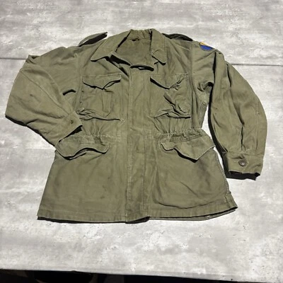 M-1943 Field Jacket Men's 36 R Green M43 Army Military Adult NO DATE - Image 1 of 4