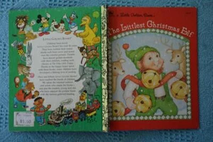 Little Golden Book: THE LITTLEST CHRISTMAS ELF #459-12 EMERALD Back 1995 - Picture 1 of 1