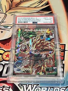 PSA 10 SS3 Scramble - Raditz, Vegeta & Broly - BT7-130 - Secret Rare SCR 💎 - Picture 1 of 5