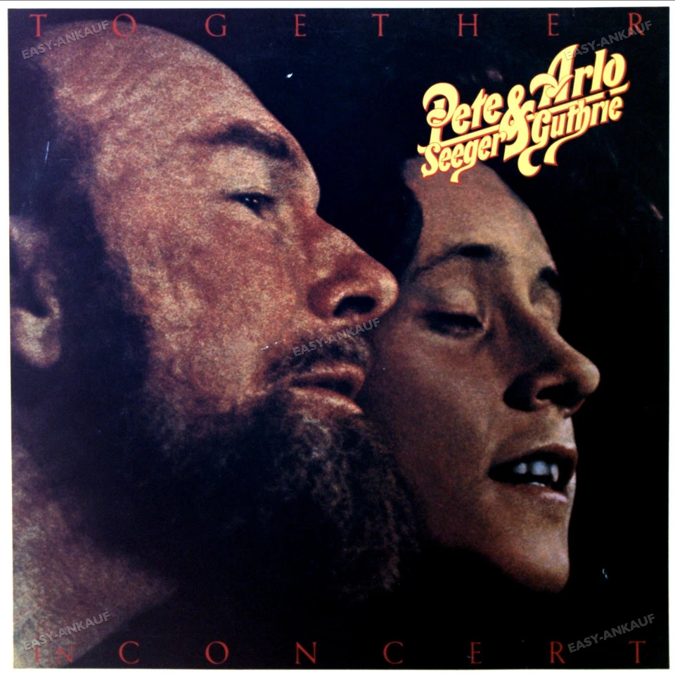 Pete Seeger & Arlo Guthrie - Pete Seeger & Arlo Guthrie In Concert 2LP . - Image 1 of 1