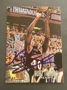 Kurt Thomas 1995-1996 Fleer Metal Rookie Signature Signed Autograph AUTO RC TTM - Picture 1 of 3