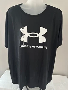 T-shirt Under Armour donna tecnica nera S/S 1383469-001 taglia 3XL,XXXL - Foto 1 di 3