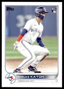 2022 Topps Update ROOKIE Gosuke Katoh Rookie Toronto Blue Jays #US41 R61 - Picture 1 of 2